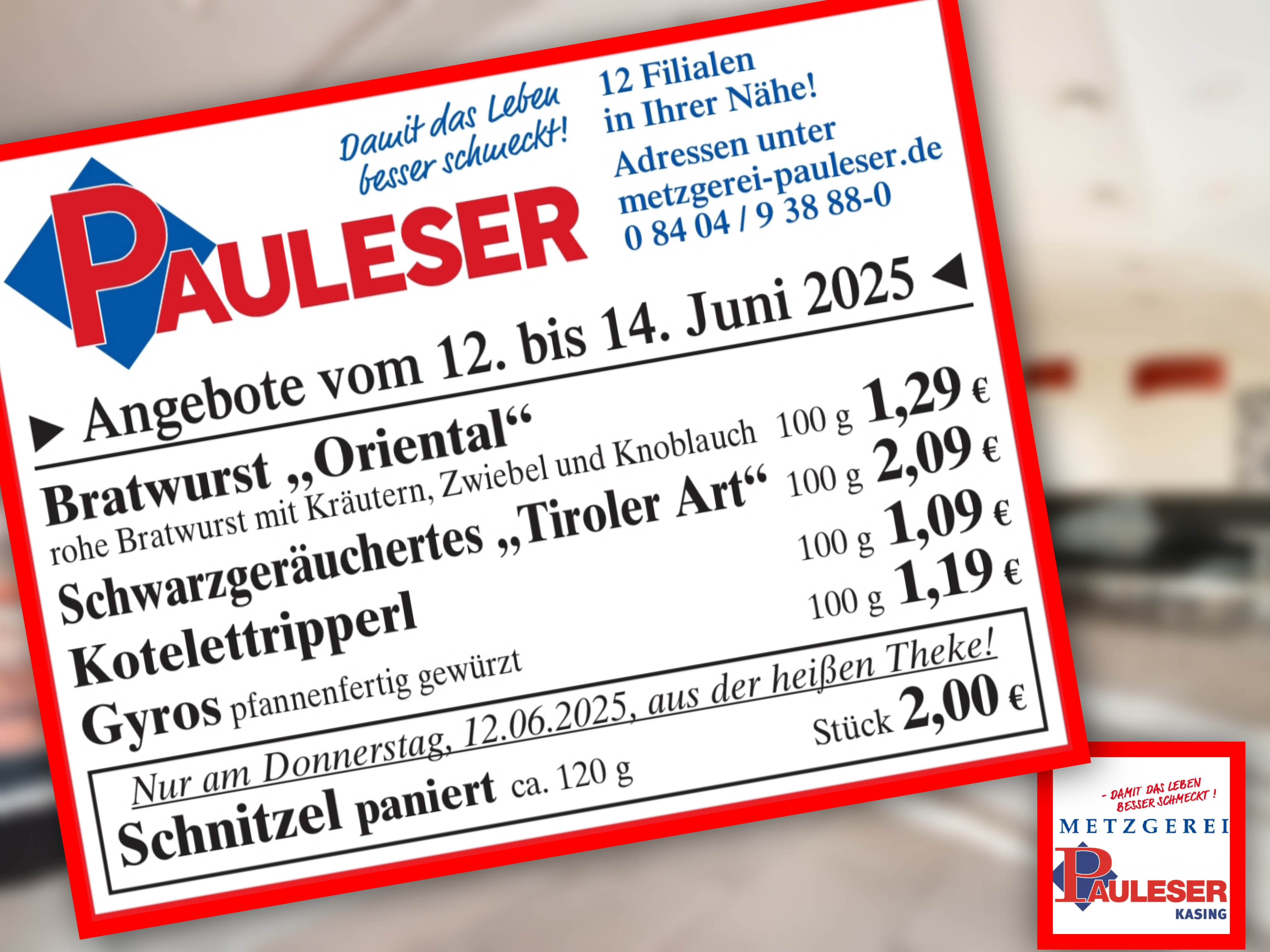 Metzgerei Pauleser - Angebote 