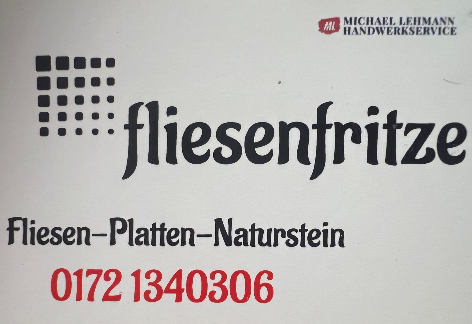 FLIESENFRITZE  - Fliesenlegerservice - Handwerkservice 