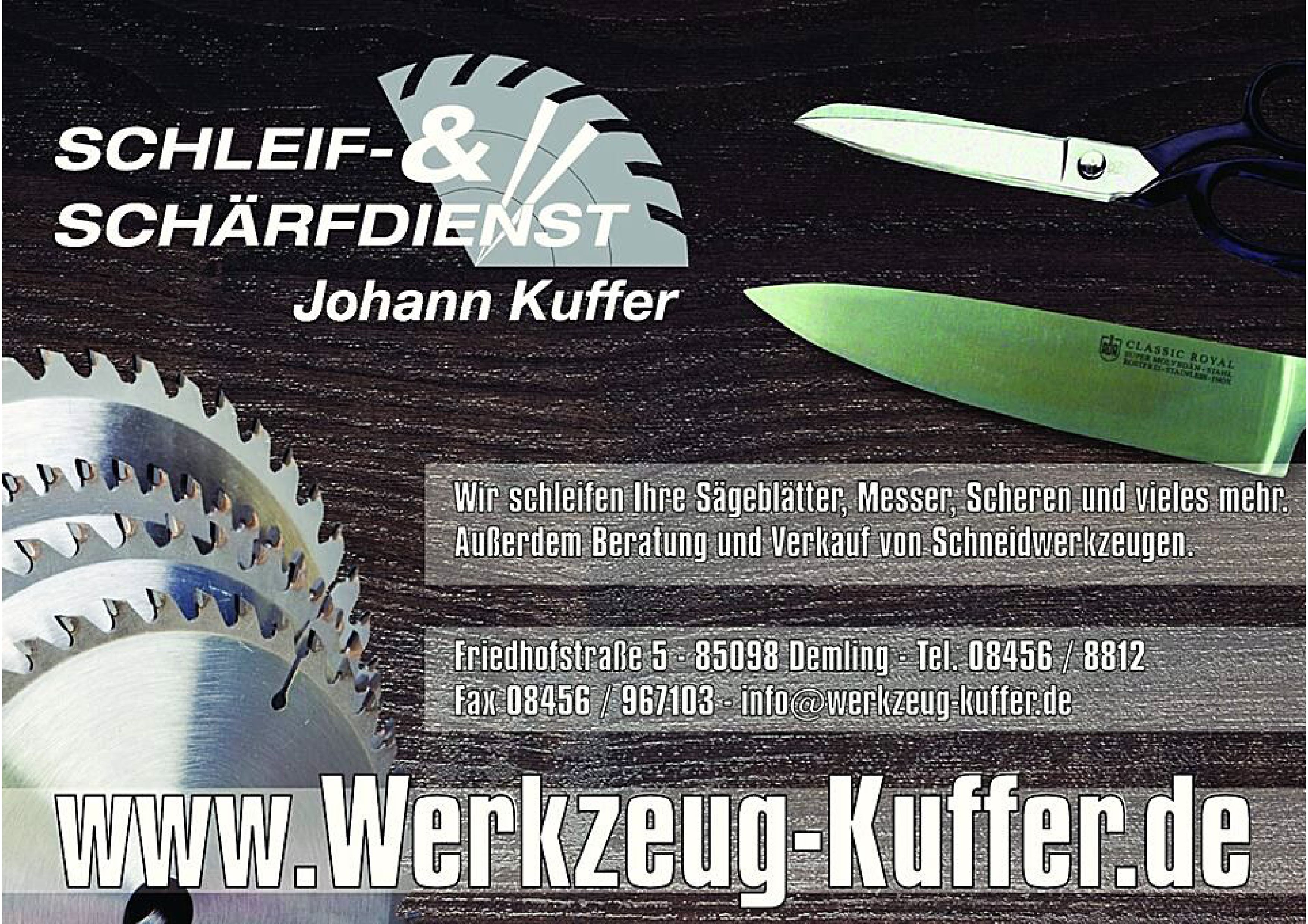 Schleifdienst Kuffer