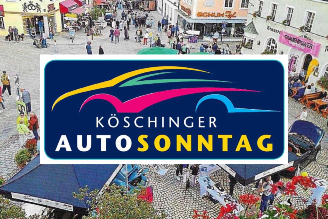 Auf geht’s zum Autosonntag mit Markttreiben und verkaufsoffenem Sonntag in Kösching 