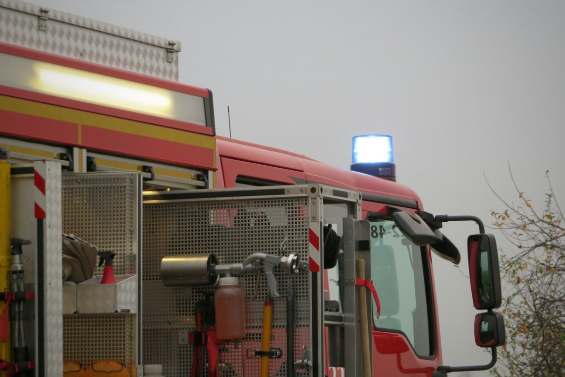 Brand auf Firmengelände 
