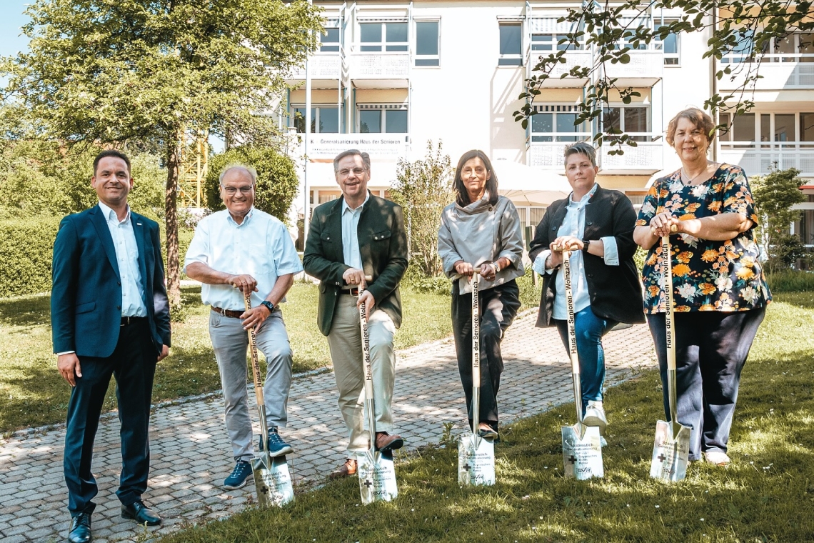 Spatenstich für Generalsanierung: BRK Haus der Senioren startet in neue Zukunft 