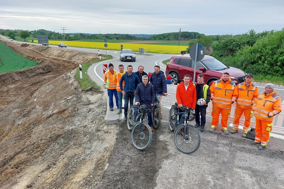 Große Gemeinschaftsbaustelle rund um den Schernfelder Kreisel 