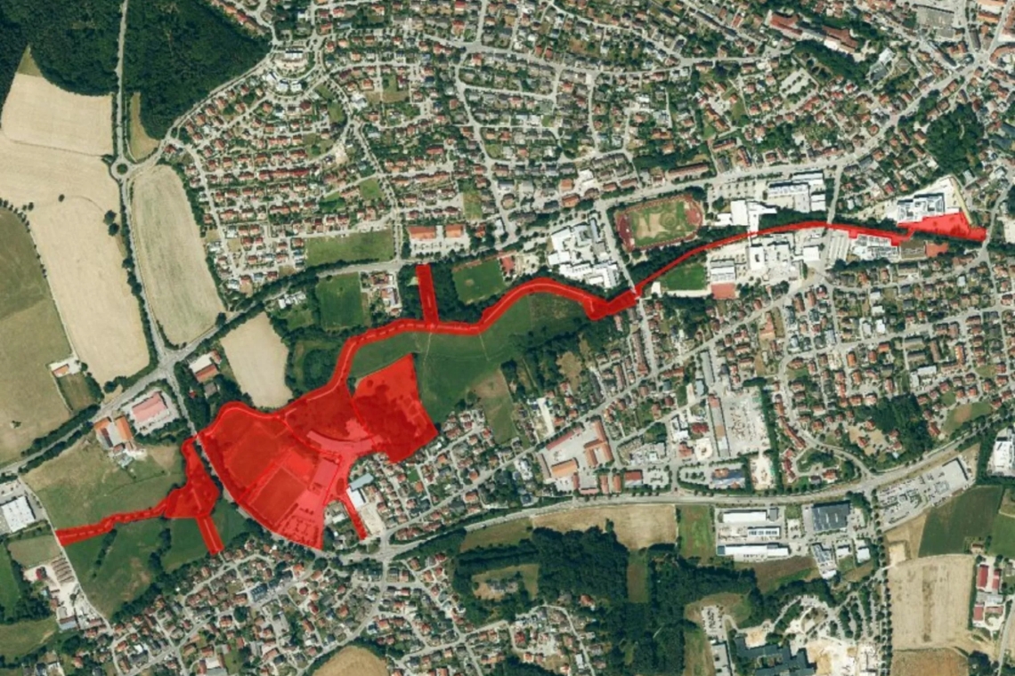 Leinenpflicht für große Hunde am Gerolsbachweg 