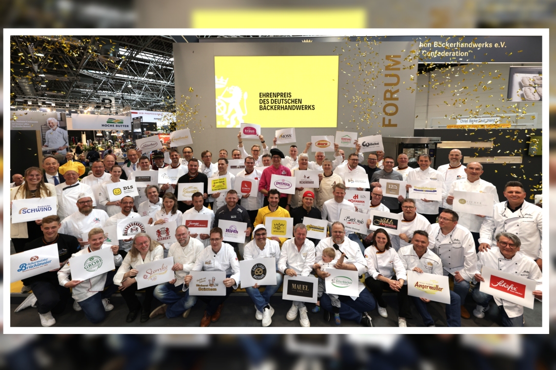 iba 2025: Bäckerei Hackner und Wünsche wurden mit dem Ehrenpreis ausgezeichnet 