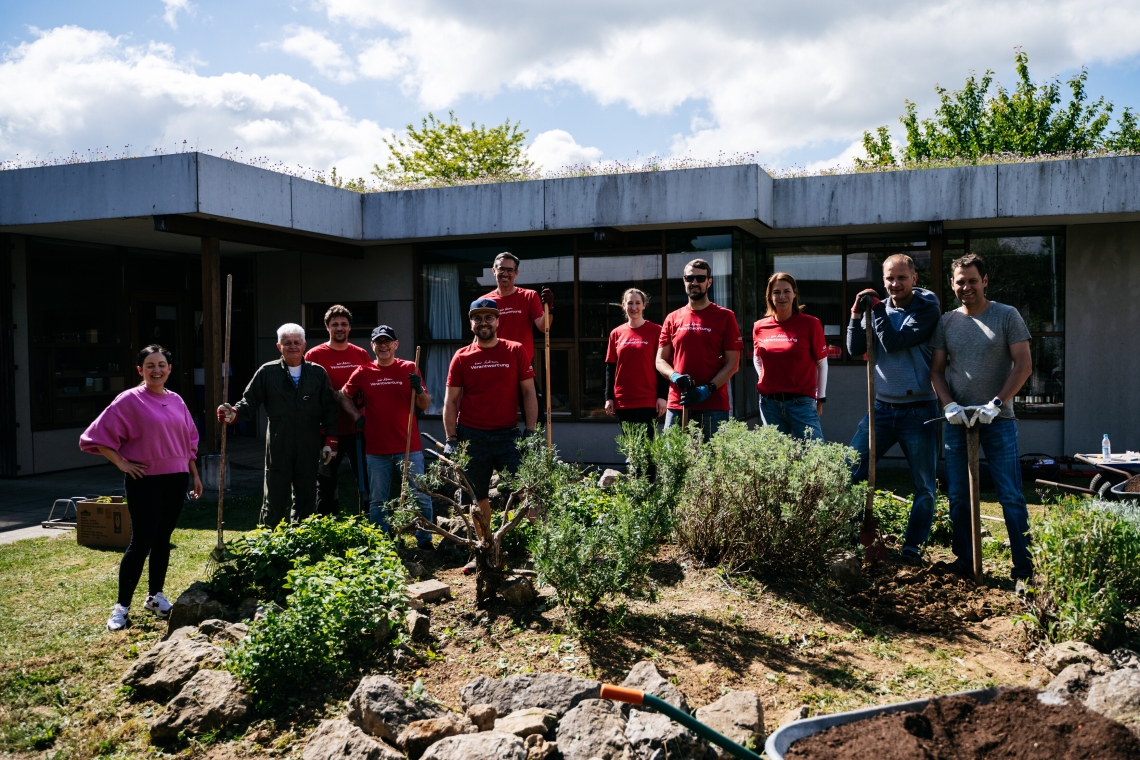 Beschäftigte engagieren sich beim Audi Social Day