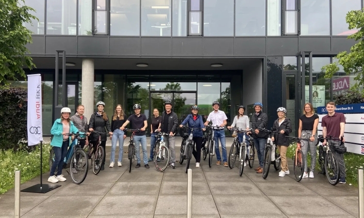 Audi BKK engagiert sich am Tag des Fahrrads für klimafreundliche Mobilität 