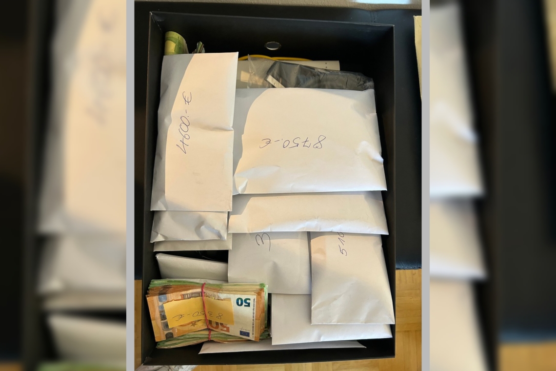 Zoll findet große Bargeldsumme bei einem Ingolstädter Unternehmer 