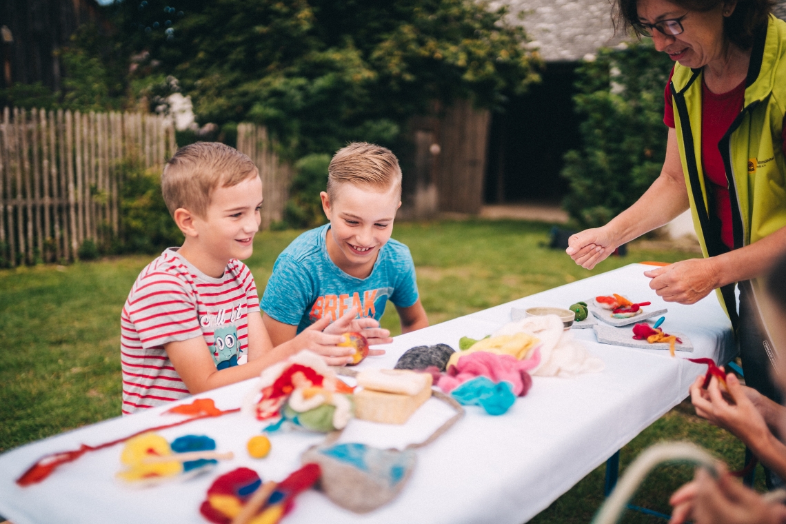 Museumsfest in Hofstetten mit Mitmachstationen für Kinder 