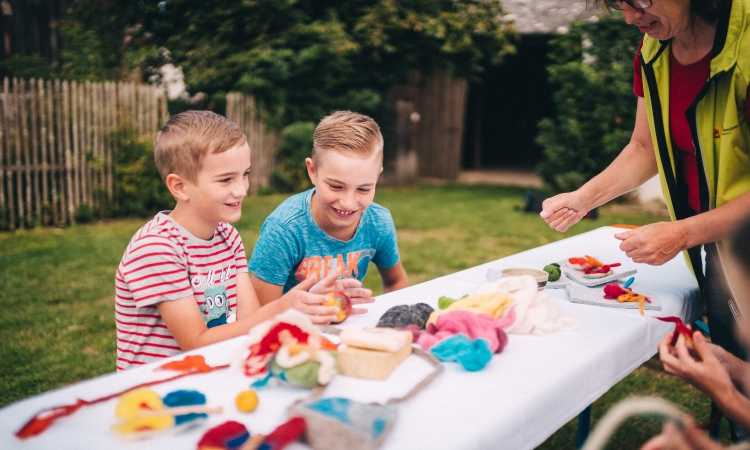 Museumsfest in Hofstetten mit Mitmachstationen für Kinder 