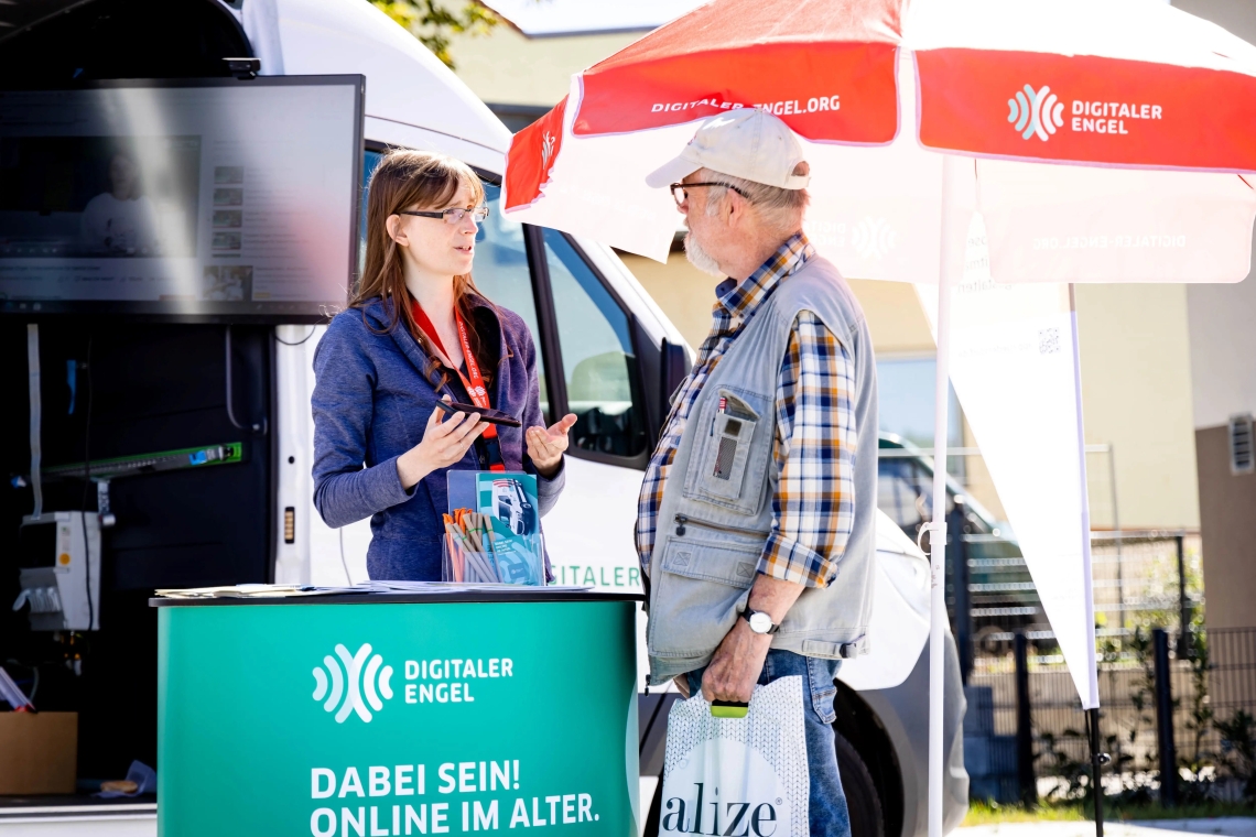 Digitaler Engel macht Station in Neuburg 
