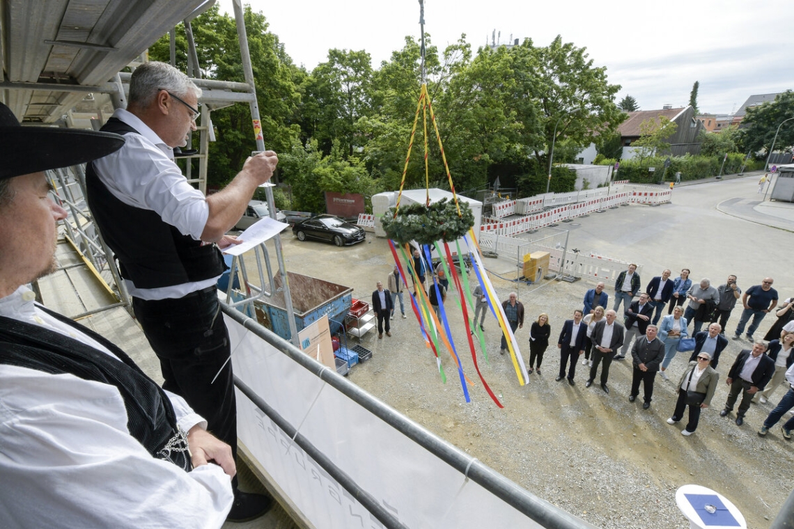 Lutz 21 feiert Richtfest - Mehr Wohnraum für Studierende