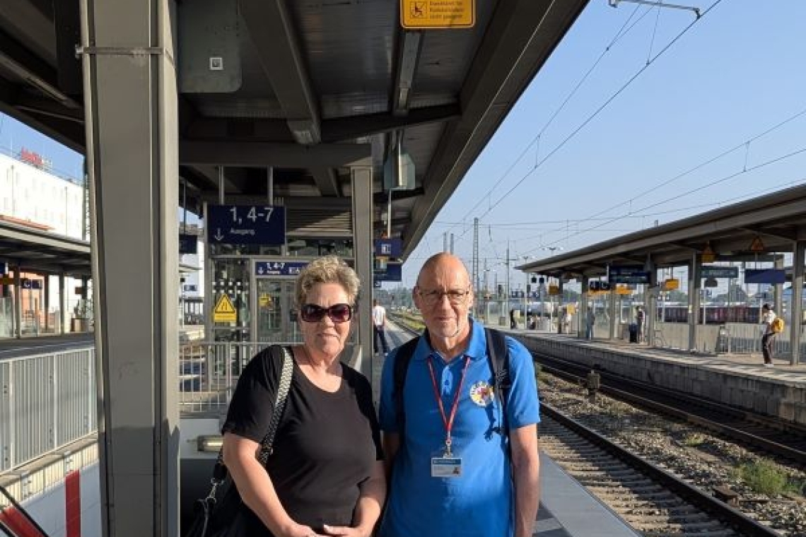 Hundertste Begleitfahrt bei der Bahnhofsmission 