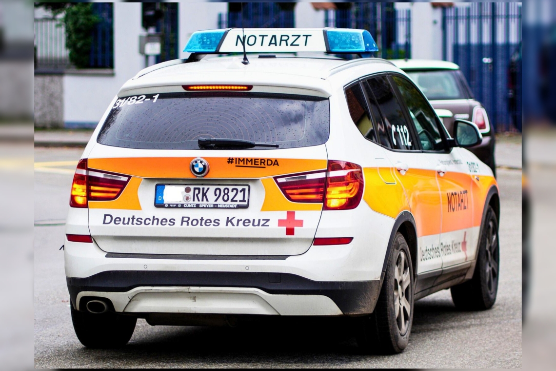 Verkehrsunfall nach medizinischem Notfall bei der Hollerstaude 