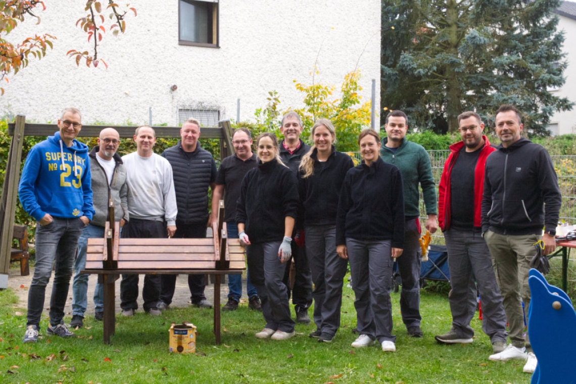Fleißige Hände für die Villa Kunterbunt: Audi-Team packt beim Social Day an 